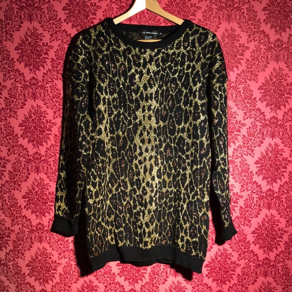 Vintage I.B. Diffusion sweater 🐆 - Picture 1 of 4